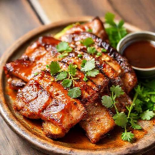 Thịt Heo Nướng Mật Ong (Classic Honey Grilled Pork)