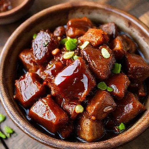 Quick Sườn Rim Mặn Ngọt (Speedy Braised Pork Ribs)