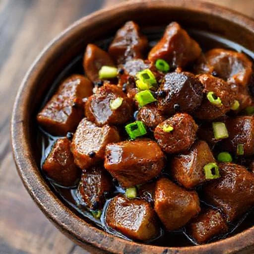 Sườn Non Kho Tiêu (Vietnamese Braised Pork Ribs with Black Pepper)