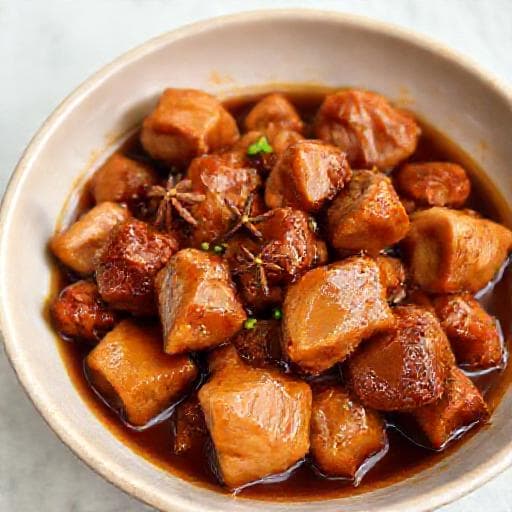 Quick Giò Heo Kho Nước Dừa (Speedy Braised Pork Knuckles)