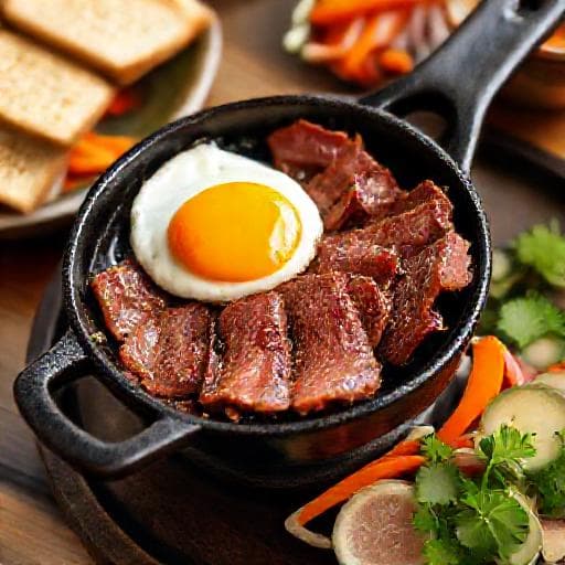 Bò Né (Vietnamese Sizzling Steak)