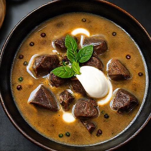 Bò Hầm Tiêu Xanh with Coconut Milk