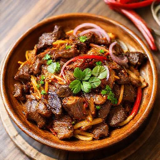 Bò Xào Sả Ớt Kiểu Miền Trung (Central Vietnamese Style Lemongrass Chili Beef)