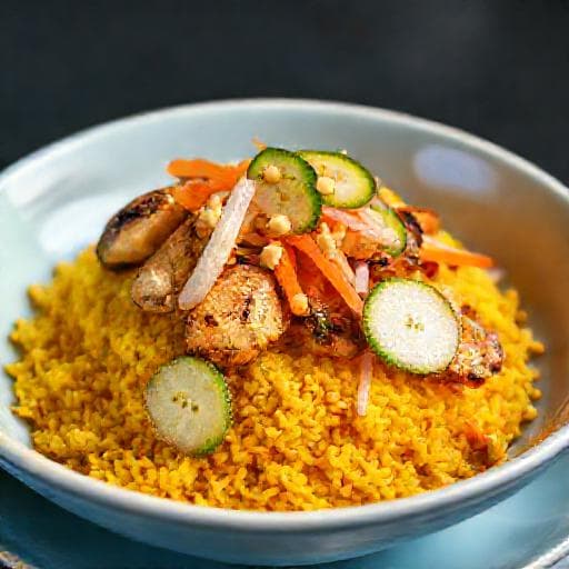 Cơm Âm Phủ with Lemongrass Chicken & Pickled Vegetables