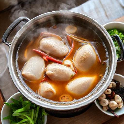 Quick Lẩu Gà Ớt Hiểm (Speedy Spicy Chicken Hot Pot)