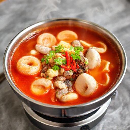 Quick Tom Yum Seafood Hot Pot