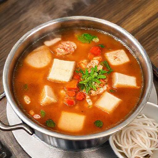 Lẩu Cua Đồng Nhanh (Quick Crab Paste Hot Pot)
