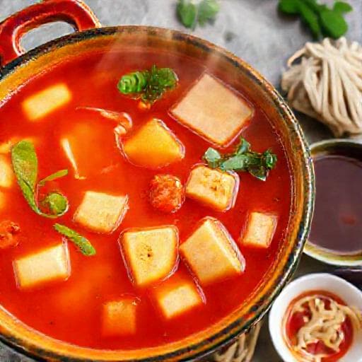 Lẩu Cua Đồng with Tamarind and Pineapple