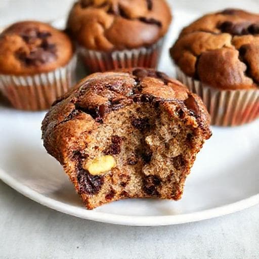 Muffins Express Chocolat-Banane (sans œufs)