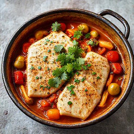 Tajine de Poisson Express à la Chermoula