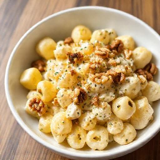 Gnocchis Express au Gorgonzola et Noix
