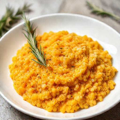 Risotto Express à la Courge et Romarin
