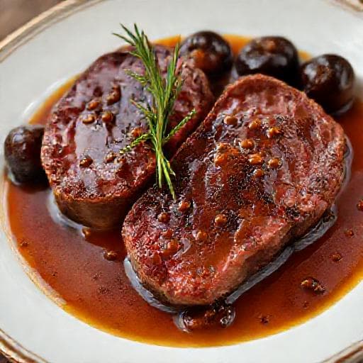 Filet Mignon aux Pruneaux et Cognac