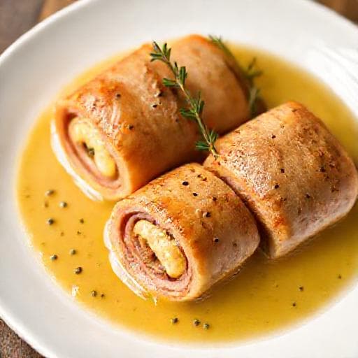 Paupiettes de Porc Express à la Moutarde