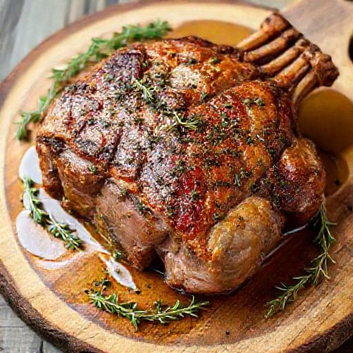 Épaule d'agneau confite express aux herbes de Provence