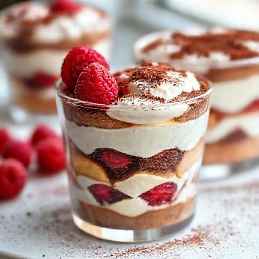 Tiramisu aux Framboises Express