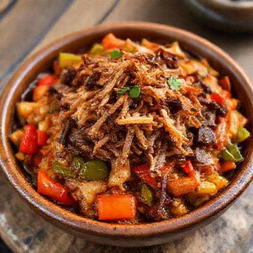 Piperade Basque au Confit de Canard