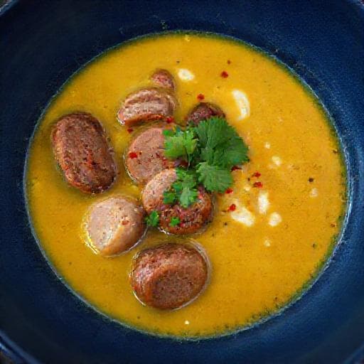Korvsoppa med Curry och Kokosmjölk