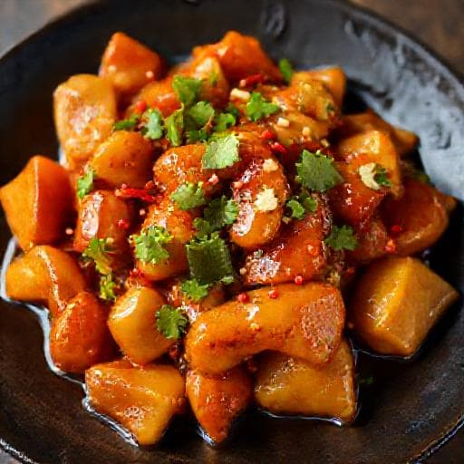 Sötsur Kyckling med Ingefära och Chili