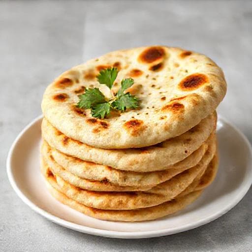 Snabb Naan med Bakpulver