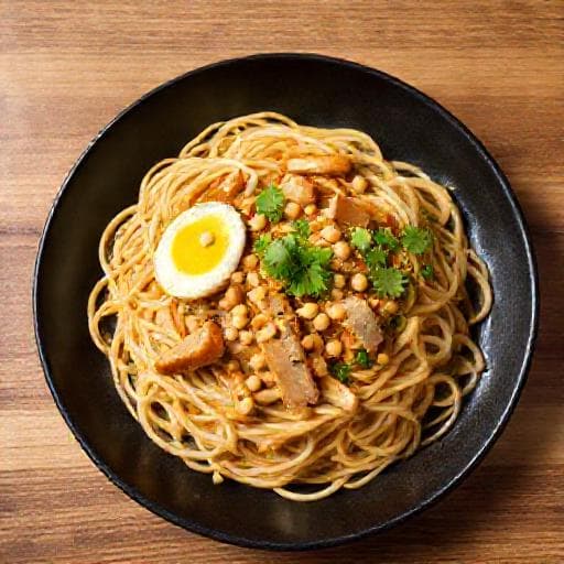 Snabb Pad Thai med Kyckling