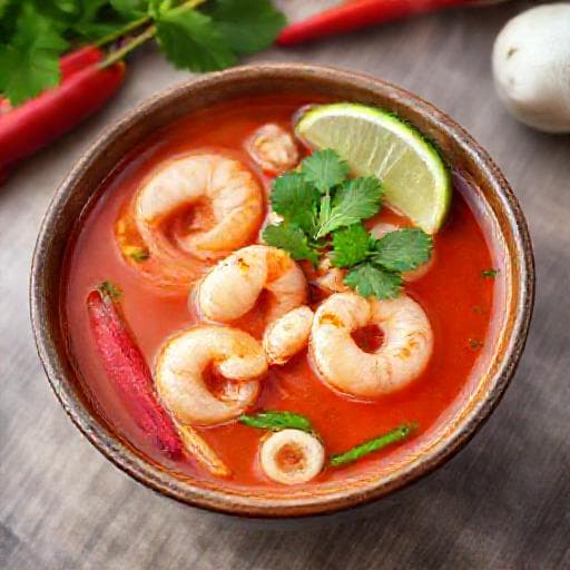 Tom Yum Goong (Klassisk Räksoppa)
