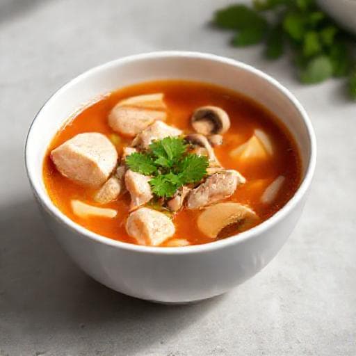 Snabb Tom Yum med Kyckling