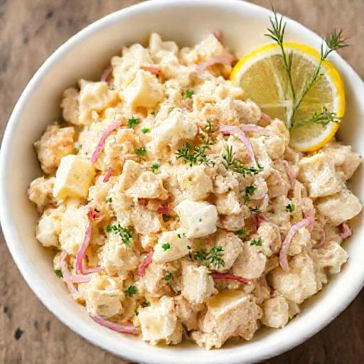 Klassisk Tonfisksallad med Ägg