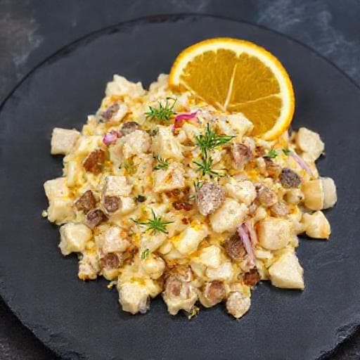 Krämig Sillröra med Curry och Apelsin