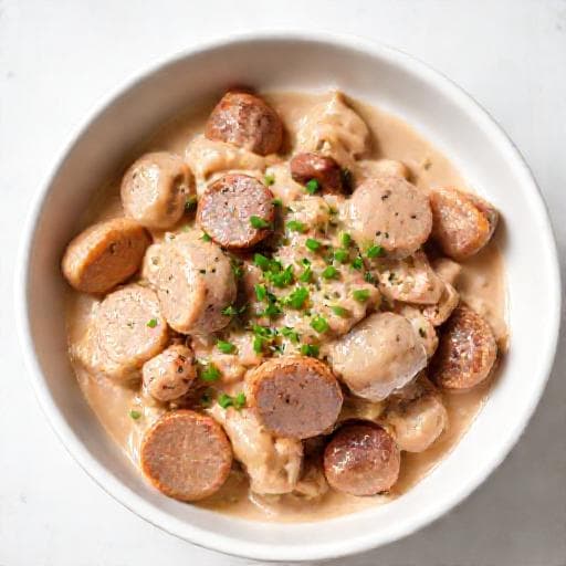 Snabb Korv Stroganoff