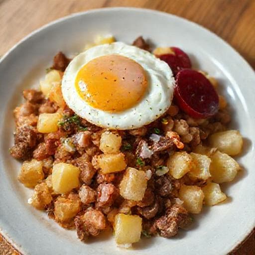 Snabb Pytt i Panna med Färdig Potatis