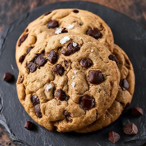 Chokladchip Cookies med Havssalt