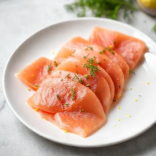 Snabb Gravad Lax med Citron och Dill