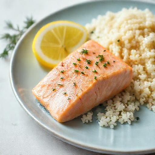 Snabb Inkokt Lax med Citron och Dill