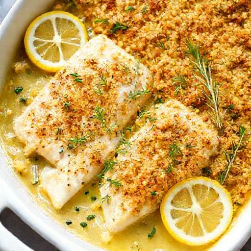 Snabb Fiskgratäng med Citron och Örter