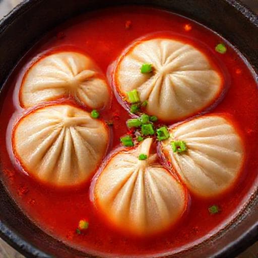 Kreativ Twist: Koreanska Mandu i Kryddig Tomatbuljong