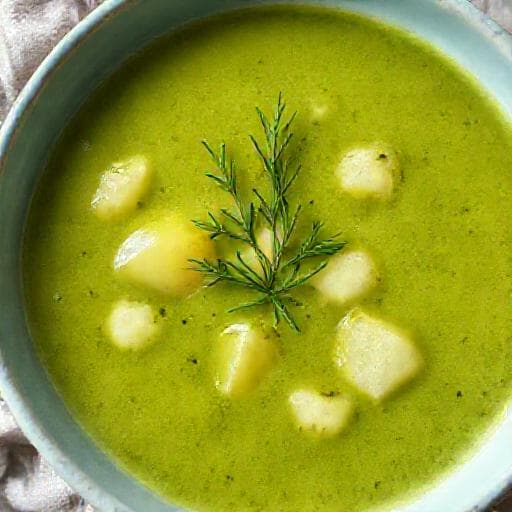 Snabb Nässelsoppa med Potatis