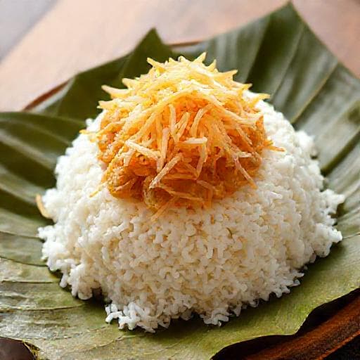 Nasi Pulut Inti Tradisional