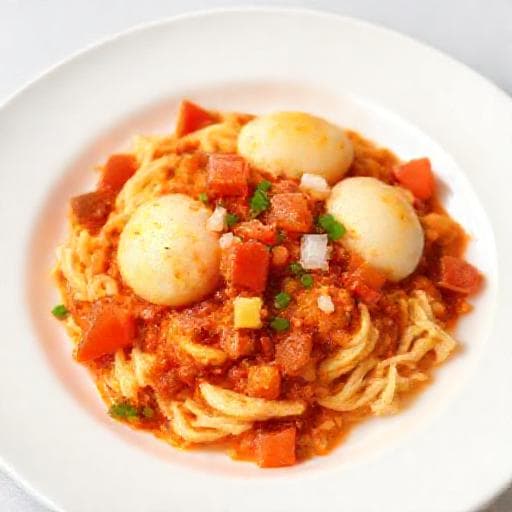 Telur Masak Tomato Cepat & Mudah