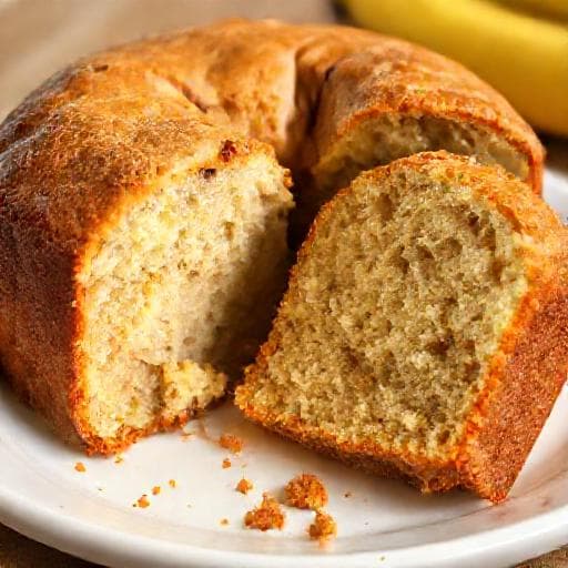 Kek Pisang Moist Klasik