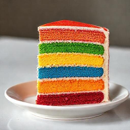 Kek Pelangi Klasik