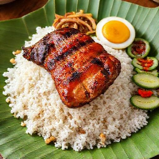 Nasi Lemak Royale Kedah Istimewa (Ayam Percik)
