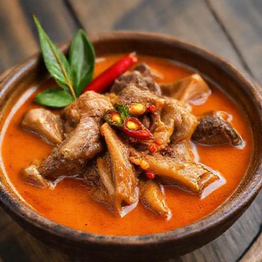 Daging Tetel Masak Lemak Tradisional