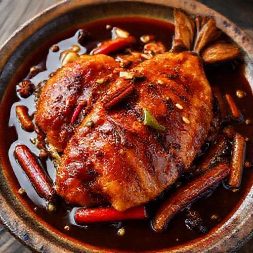 Ikan Cencaru Masak Kicap Pedas Berempah
