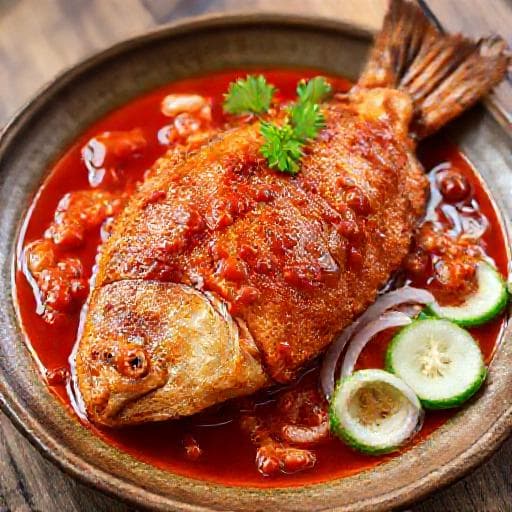 Ikan Cencaru Goreng Sambal Klasik