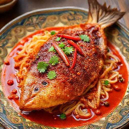Ikan Kembung Goreng Berlada Nyonya