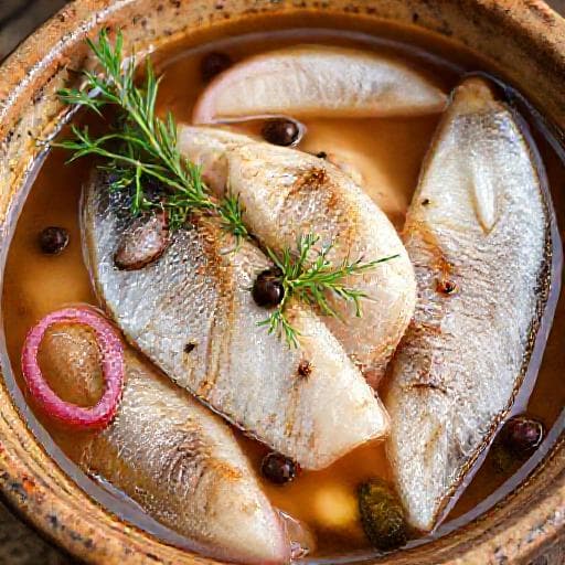 Klassiske Marinerede Sild