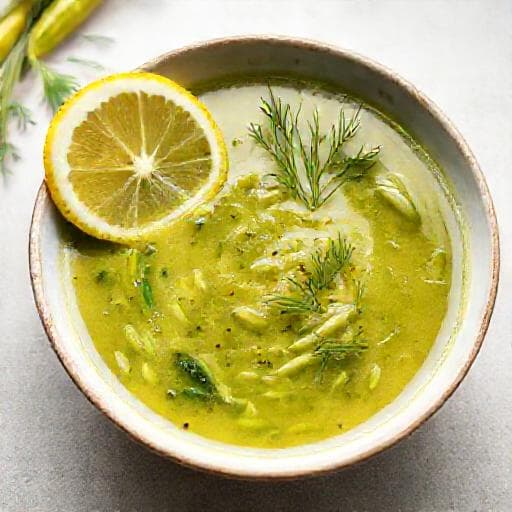 Aspargessuppe med Hvidvin og Citron