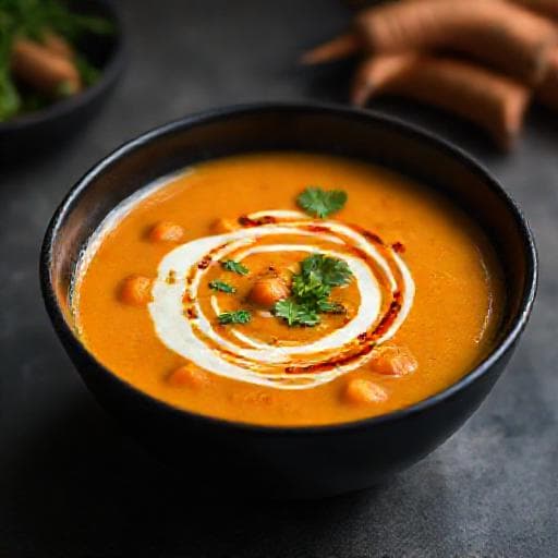Gulerodssuppe med Ingefær og Kokos (Asiatisk Twist)