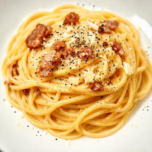Spaghetti Carbonara (Klassisk Romersk)